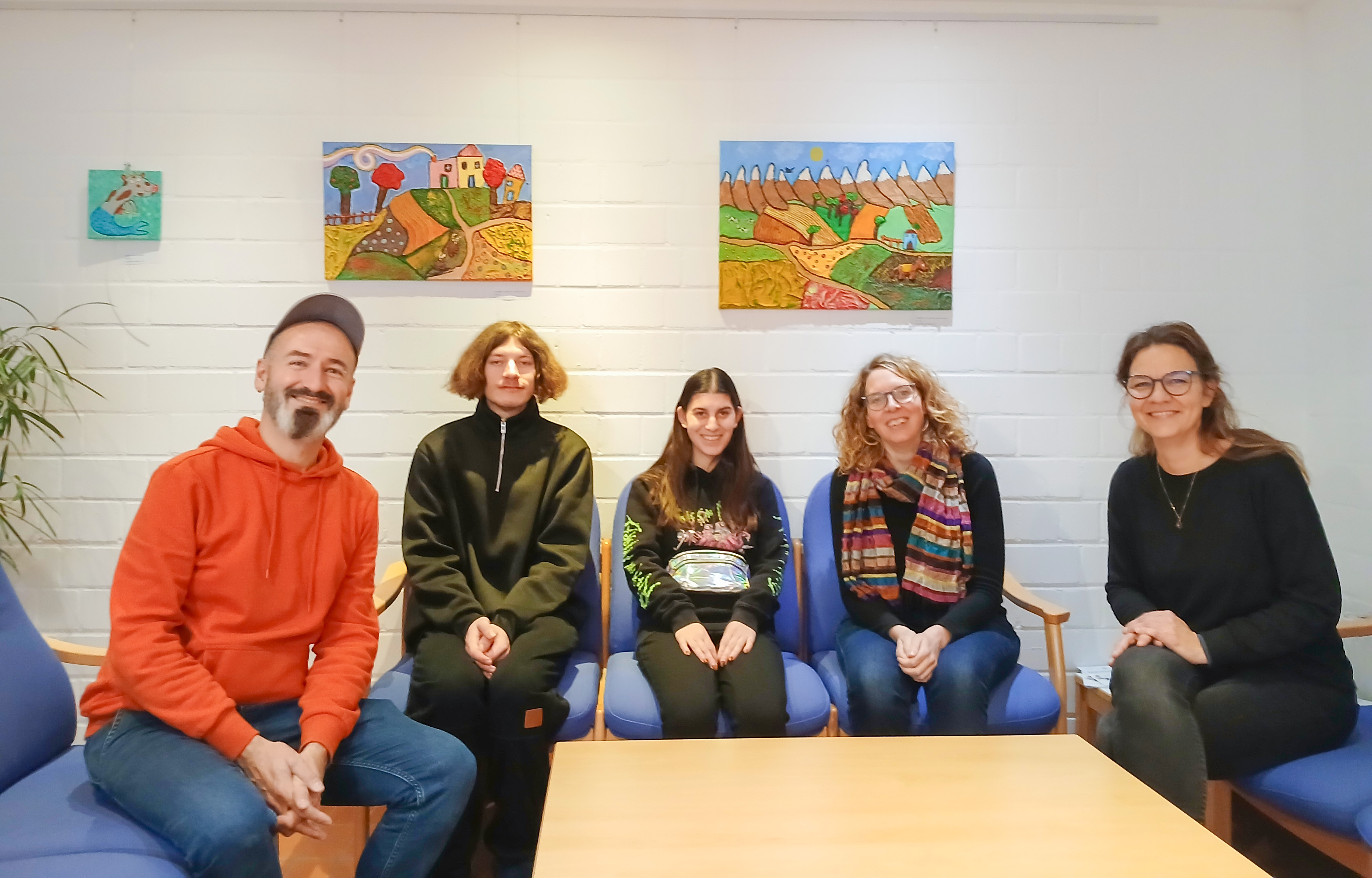 Fachbereich Kunst und Kultur mit der Leiterin des Fortbildungsinstituts