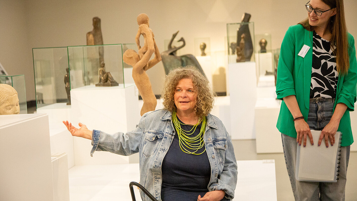 Tandemführung in Verständlicher Sprache zu Emy Roder im Kulturspeicher Würzburg